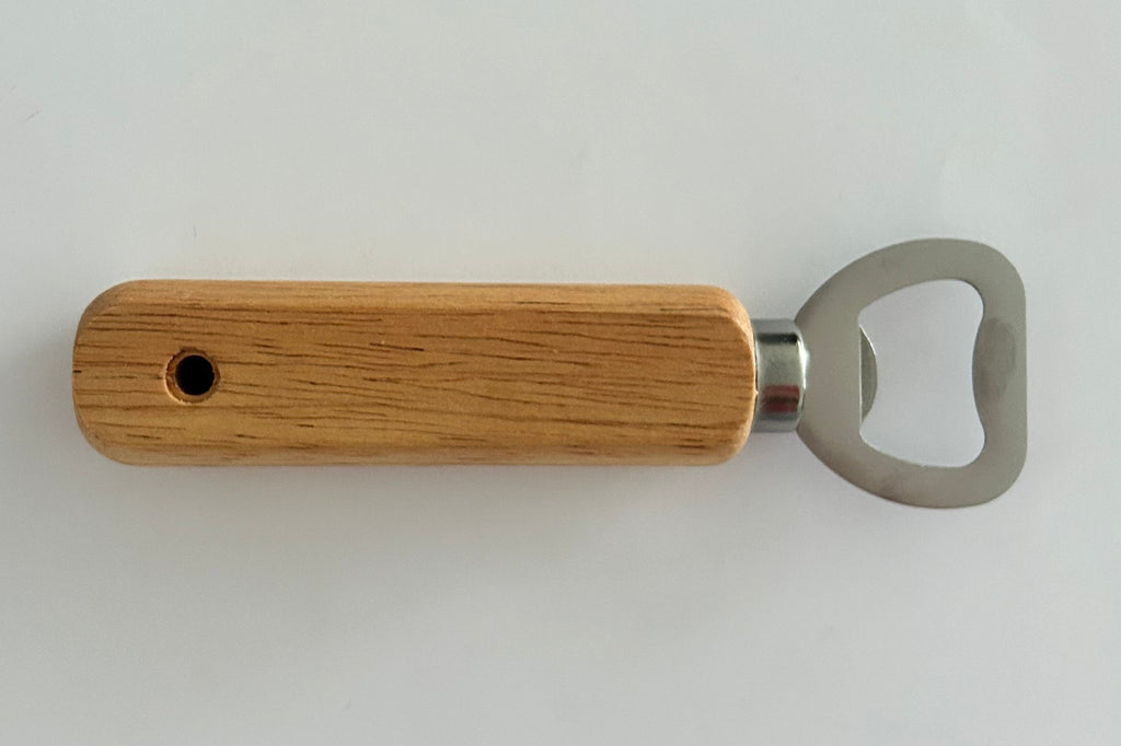 Flaschenöffner mit Holzgriff Personalisierbar