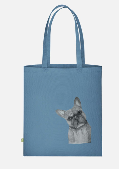 Canvas Stoffbeutel "Frenchie" Farbauswahl möglich