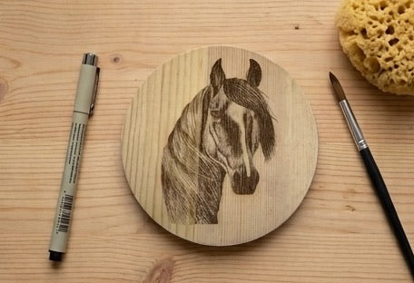 Holz-Untersetzer – verschiedene Motive