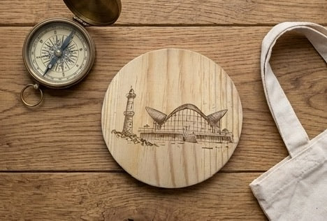 Holz-Untersetzer – verschiedene Motive