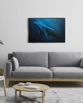 Poster "Wal in der Tiefe"