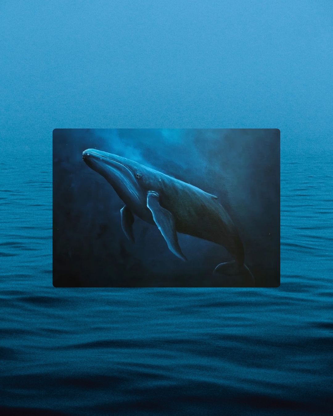 Postkarte "Wal"